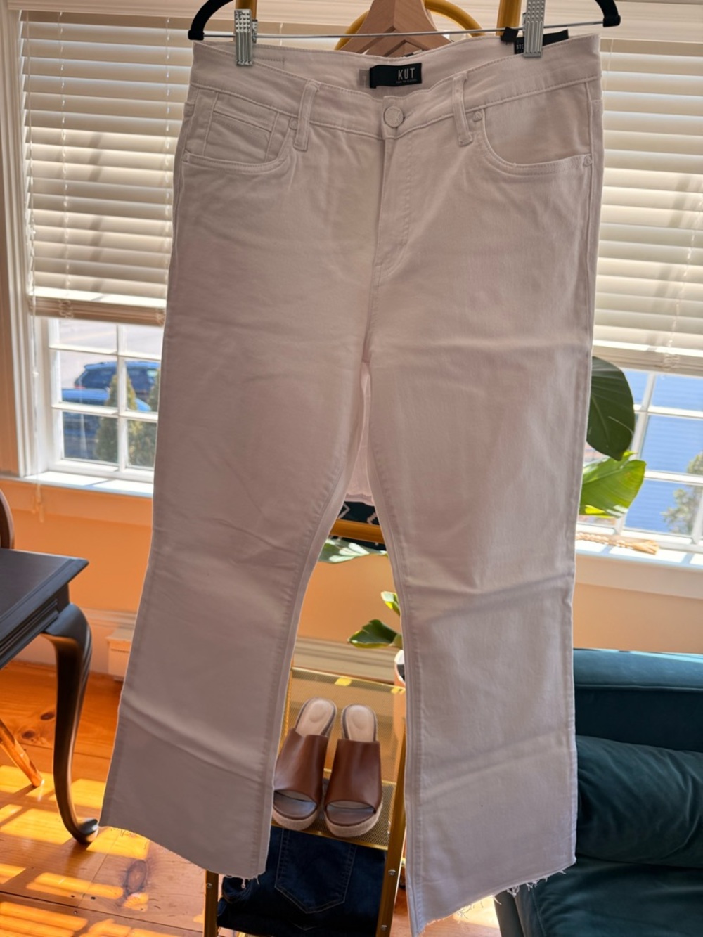 Kut from the Kloth white High-Rise Jeans